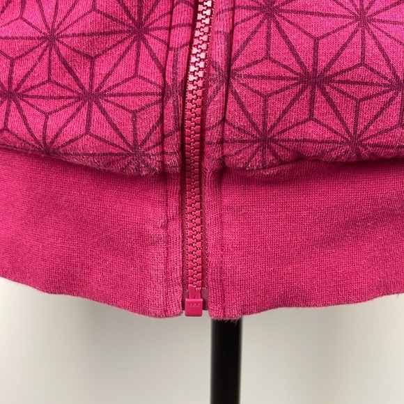 The North Face Women’s Reversible Jacket SZ M Pink Full Zip Hooded Warm - Picture 5 of 16